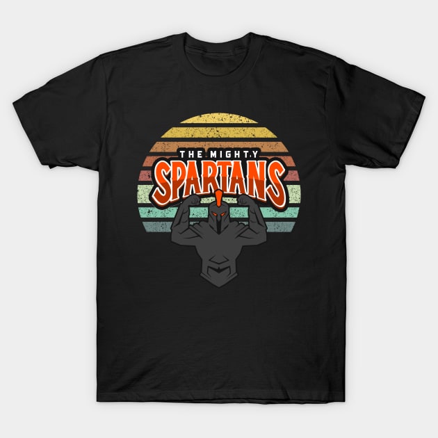 The Mighty Spartans Gaming Club / Old school style for true OG players and gamers T-Shirt by Naumovski